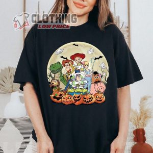 Retro Disney Toy Story Halloween Shirt Buzz Wood Jessie Aliens Disneyworld Halloween Shirt 3