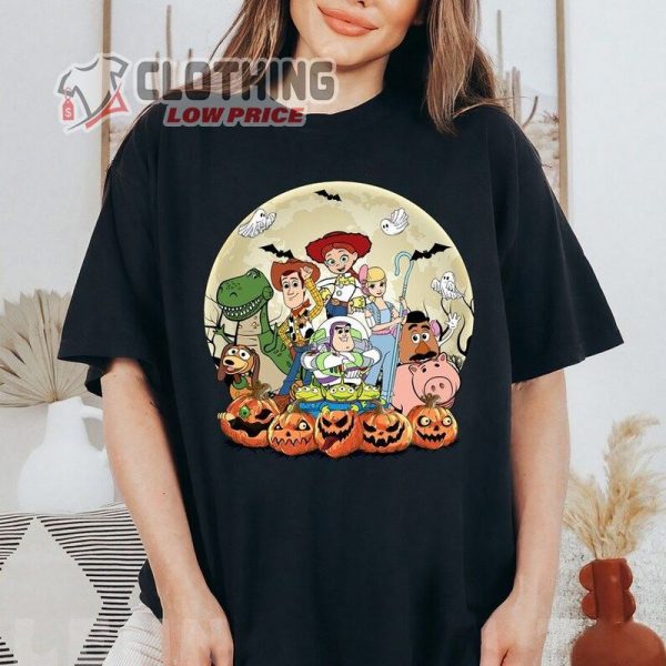 Retro Disney Toy Story Halloween Shirt, Buzz Wood Jessie Aliens Disneyworld Halloween Shirt