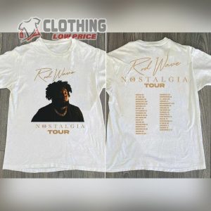 Retro Nostalgia Tour 2023 Shirt Rod Wave Tour Schedule Tee Rod Wave Concert 2023 Shirt 2