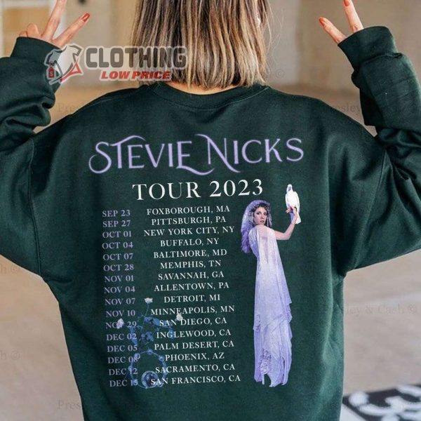 Retro Stevie Nicks Sweatshirt, Stevie Nicks Tour 2023 Merch, Stevie Nicks 2023 Concert Music Unisex T-Shirt