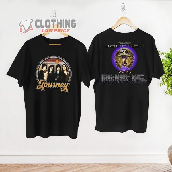 Rock Band Journey Shirt, Journey Band Freedom Tour 2024 Tee, Journey Band Merch, Rock Band Journey Tour 2023 Shirt