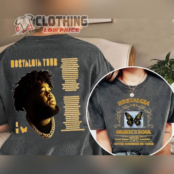 Rod Wave Nostalgia Tour 2023 Shirt, Rod Wave 2023 Concert Shirt, Rod Wave Concert Dates Merch