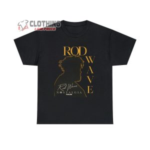 Rod Wave Nostalgia Tour Inspired T- Shirt, Rod Wave Tour Tickets Shirt, Rod Wave Concert 2023 Merch