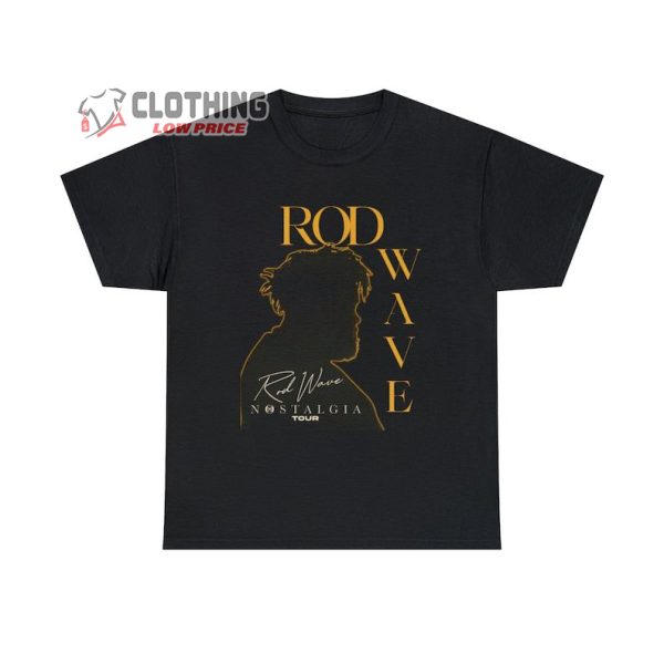 Rod Wave Nostalgia Tour Inspired T- Shirt, Rod Wave Tour Tickets Shirt, Rod Wave Concert 2023 Merch