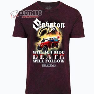 Sabaton Death Shirt Sabaton Shirt Sabaton Tour 2024 Shirt Sabaton Tour Merch Sabaton Fan Gift