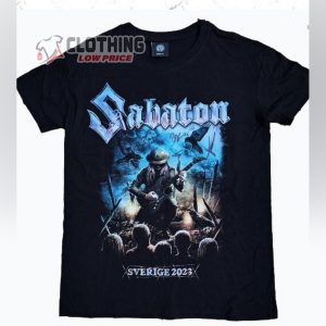 Sabaton Sverige 2023 Shirt, Sabaton Shirt, Sabaton Tour Shirt, Sabaton Merch, Sabaton Band Sweden, Sabaton Fan Gift