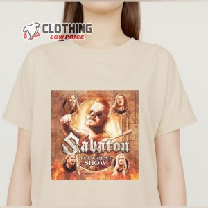 Sabaton The Great Show Shirt Sabaton Tour 2024 Shirt Sabaton Shirt Sabaton Merch Sabaton Sweden Shirt Sabaton Fan Gift