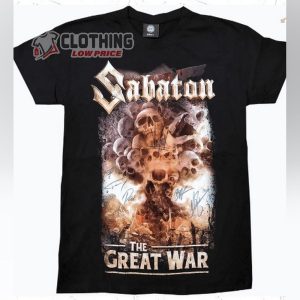 Sabaton The Great War Shirt, Sabaton Shirt, Sabaton Tour 2024 Shirt, Sabaton Tour Merch, Sabaton Fan Gift