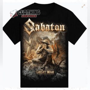 Sabaton The Great War T Shirt Sabaton Tour Shirt 1