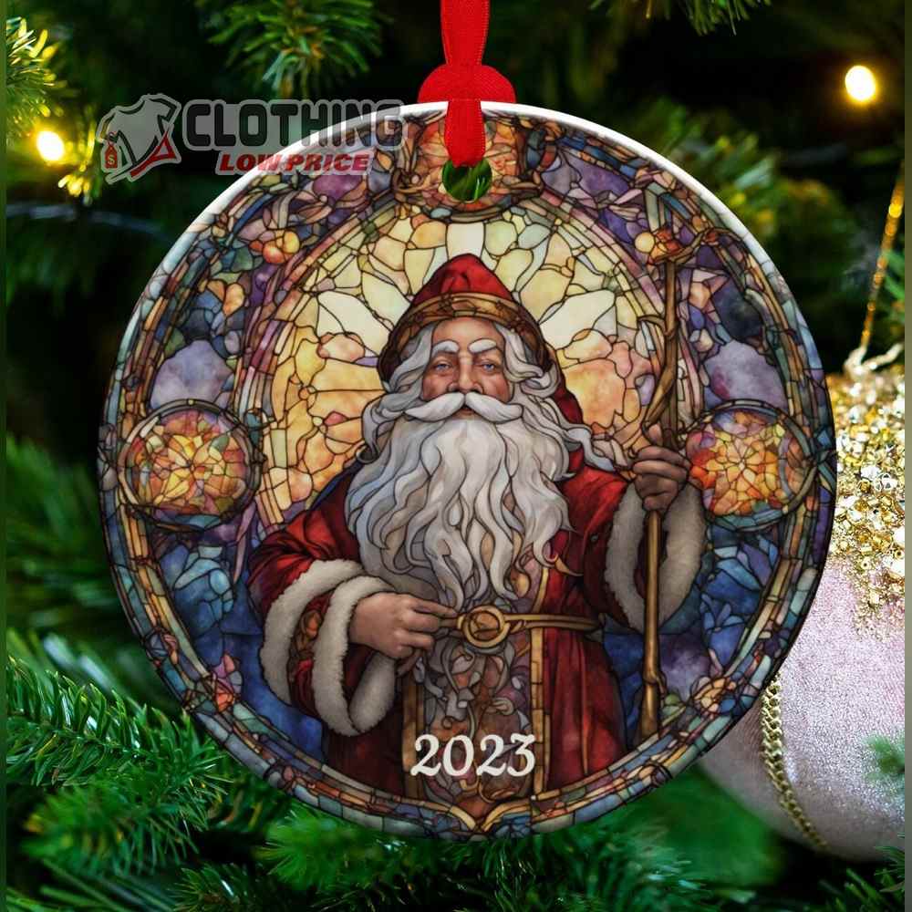 Santa 2023 Ornament 2023 Christmas Decoration Holiday Ornament