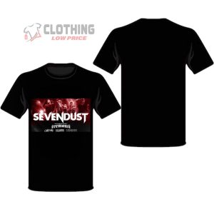 Sevendust & Static-X Announce Winter 2024 Tour Dates Merch, Static-X & Sevendust Announce 2024 North American Tour Sweatshirt, Static-X And Sevendust – The Sylvee 2024 T-Shirt
