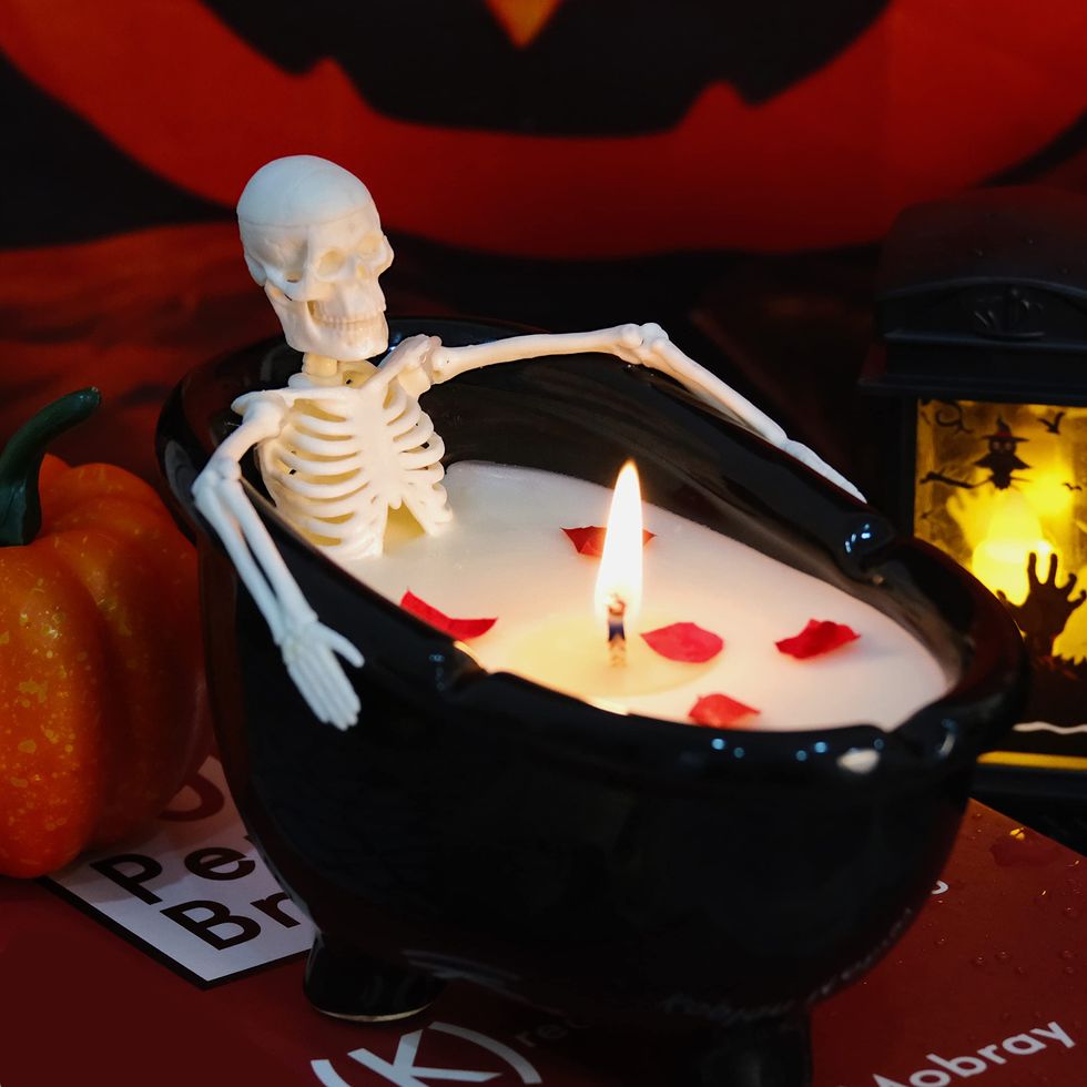 Skeleton Halloween Candle amazon