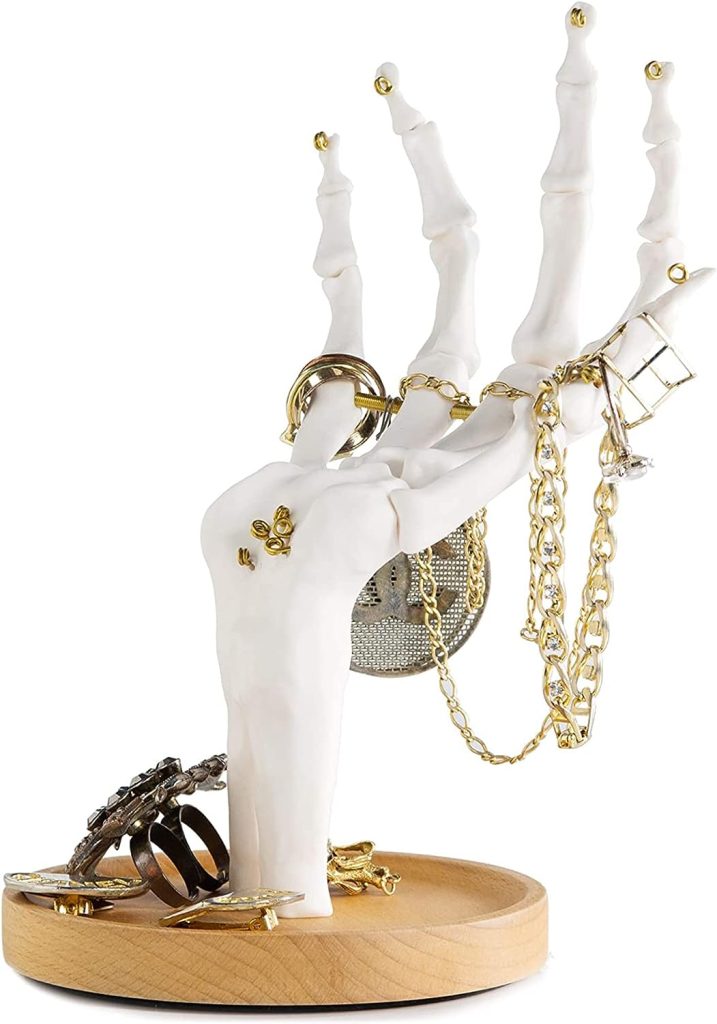 Skeleton Hand Jewelry Holder amazon