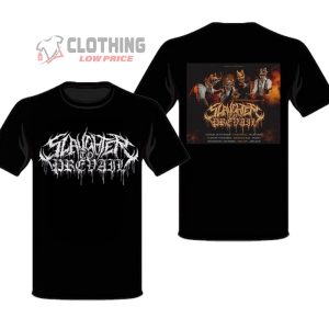 Slaughter To Prevail Devil Mask 2023 Tour Dates And Tickets Merch, Slaughter To Prevail Name Printed For Concert T-Shirt, Hoodie And Sweater