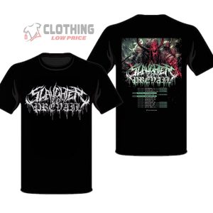 Slaughter To Prevail Tour 2023 Name Printed For Concert Merch, Slaughter To Prevail Viking 2023 Tour Dates And Setlist T-Shirt, Hoodie And Sweater