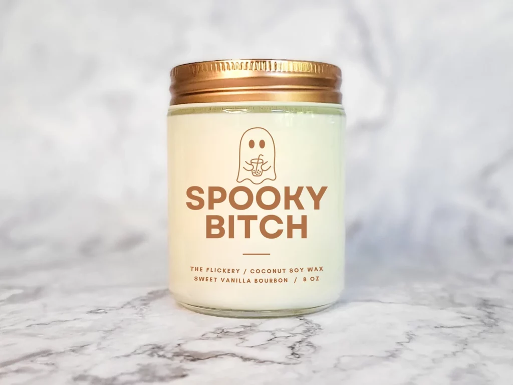 Spooky Gurley Halloween Candle esty