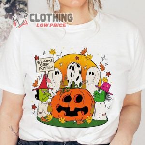 Spooky Season Halloween Ghost Sweatshirt I Got A Rock Charlie Brown Shirt Funny Ghost Costume2