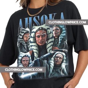Star Wars Ahsoka Tano Vintage T-Shirt, Mortis Gods Star Wars Episode 8 Movie Shirt