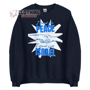 Stop War Stand With Israel Sweatshirt Jewish Gift Shirt Hamas Israel War Sweatshirt Free Palestine T Shirt Retro Aesthetic Hebrew Sweater4