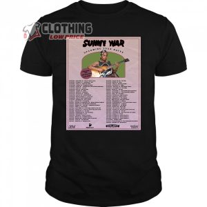 Sunny War Tour Dates 2024 Merch Sunny War Mitski Bonnie Raitt Shirt Sunny War 2024 North American Tour T Shirt