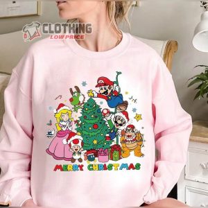 Super Mario Merry Christmas Shirt Bowser Shirt Chris5