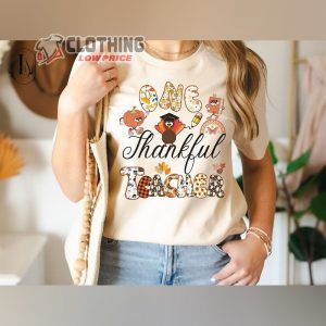 Thanksgiving Teacher Shirt, Cute Teacher Thanksgiving Shirt, Thankful Teacher Tshirt, Thanks Giving Shirt, Fall Shirt, Turkey Teacher, Thanksgiving Gift