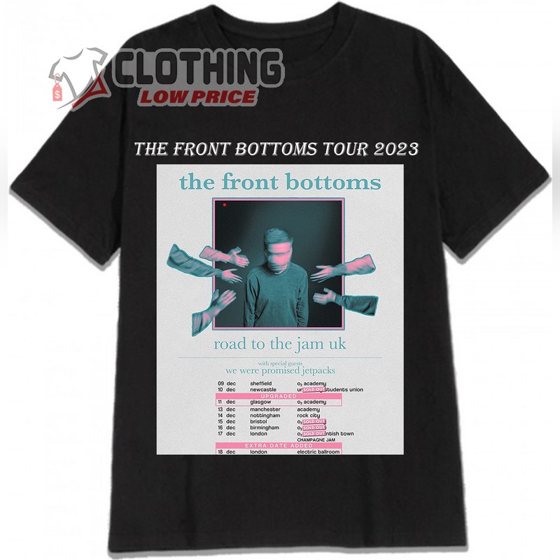 the front bottoms tour merch 2023