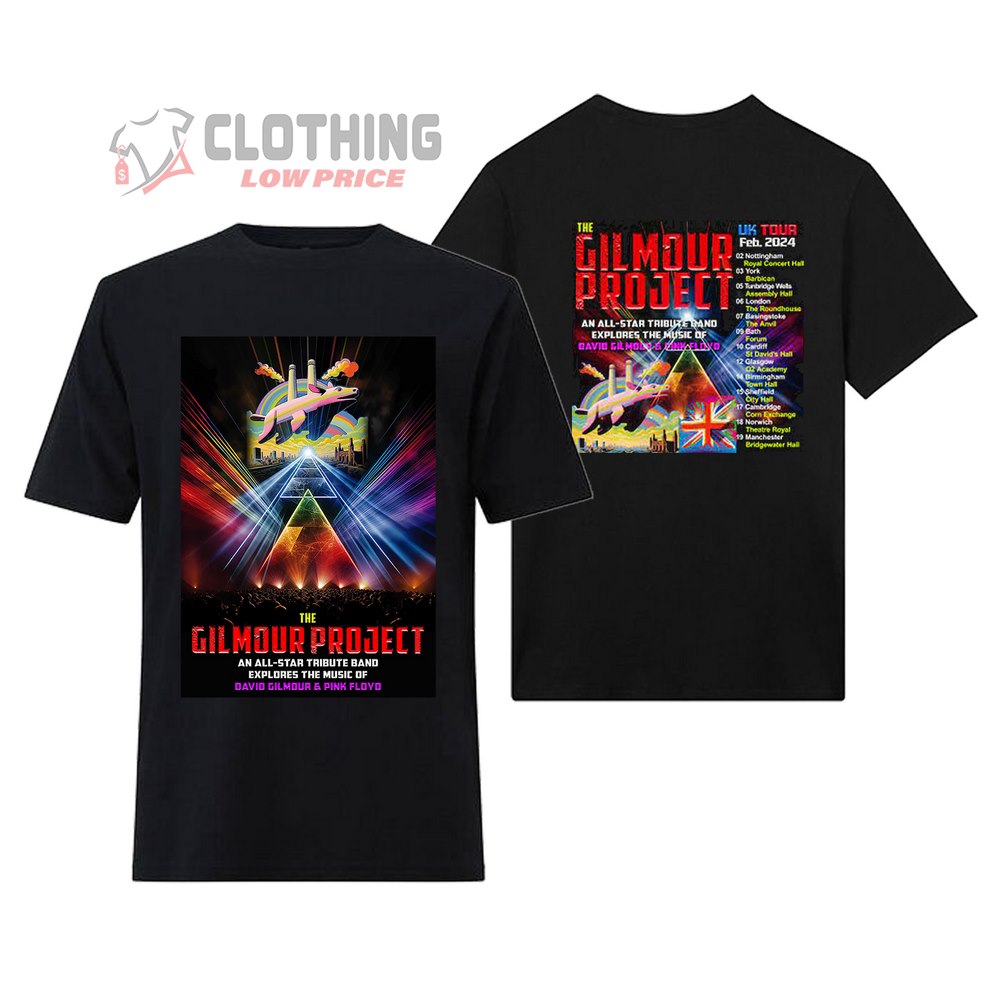 The Gilmour Project Tour 2024 Merch, The Gilmour Project Confirm Dates For The Debut Uk Tour 2024 Shirt, The Gilmour Project Tickets & Tour Dates Sweatshirt