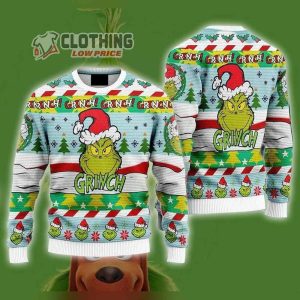 The Grinch Ugly Christmas 3D Sweater, Grinch Stole Ugly Christmas Sweater, Grinchmas Movie Sweater, Grinch Cartoon Sweatshirt