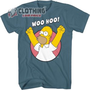The Simpsons Homer Woo Hoo! Mens Adult T-Shirt