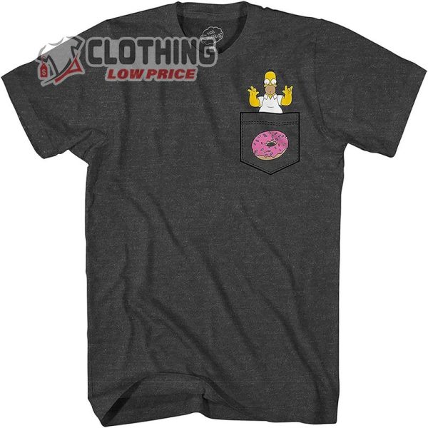 The Simpsons Mens’ Krusty The Clown Shirt Krusty Burger Logo Tee Graphic T-Shirt