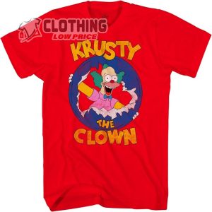 The Simpsons Mens Krusty The Clown T Shirt Mens Short Sleeve Tee2