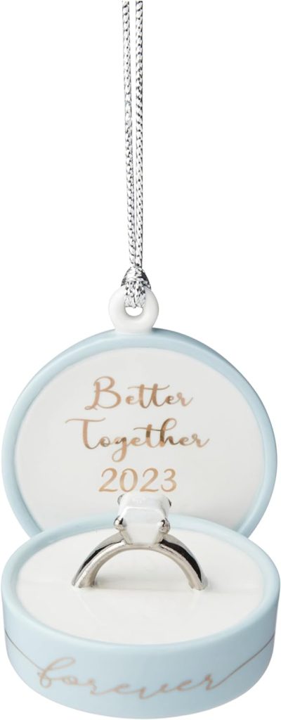 Together Forever Ring Box Ornament amazon