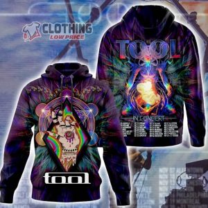 Tool In Concert 2023 3D Merch Tool American Rock Band World Tour 2023 Hoodie 3D All Over Printed