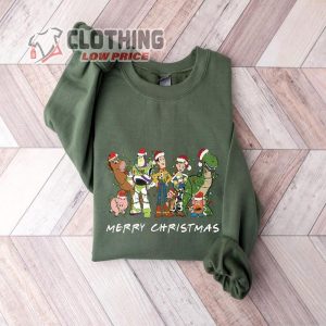Toy Story Christmas Sweatshirt, Christmas Cartoon Shirt, Merry Christmas Disney Shirt