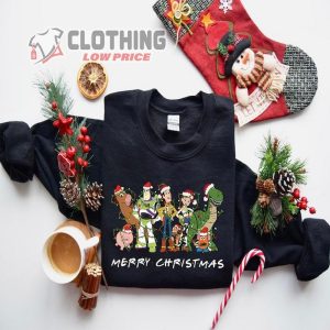 Toy Story Christmas Sweatshirt, Christmas Cartoon Shirt, Merry Christmas Disney Shirt