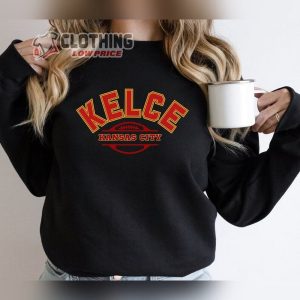 Travis Kelce Football Crewneck Merch Travis Kelce Taylor Swift Sweatshirt Kansas City Sweatshirt Football Fan Tee2