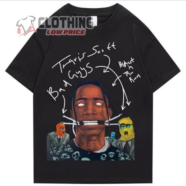 Travis Scott Bad Guys Hidden In The Room T-Shirt