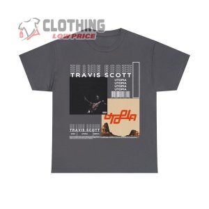 Travis Scott Shirt Album Utopia Viral Unisex Tee Tour Asap Rocky Jackboys Merch Shirt 2