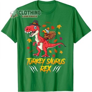 Turkey Saurus Rex Thanksgiving Shirt Happy Thanksgiving Dinosaur 4