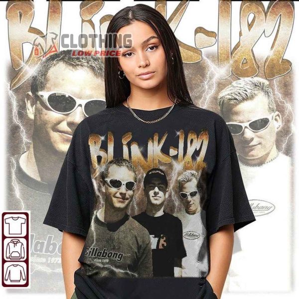 Vintage Blink 182 Shirt, Blink-182 Shirt, Blink-182 Trending Merch, Blink-182 Tour Shirt, Blink-182 One More Time Tour Gift