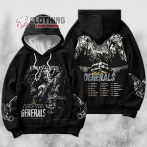 Vintage Kevin Gates Only The Generals Tour 2023 Merch, Kevin Gates World Tour 2023 Tickets 3D Hoodie All Over Printed