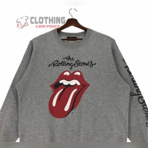 Vintage The Rolling Stones Sweatshirt The Rolling Stones Rock Band Logo Vintage Unisex Sweatshirt Retro The Rolling Stones Merch2