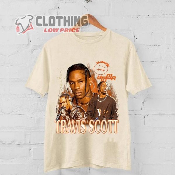Vintage Travis Scott Shirt, Rapper Travis Scott Bootleg Shirt,Travis Scott Rap Hip Hop Clothing