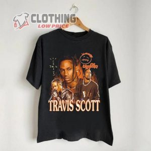 Vintage Travis Scott Shirt Rapper Travis Scott Bootleg ShirtTravis Scott Rap Hip Hop Clothing2