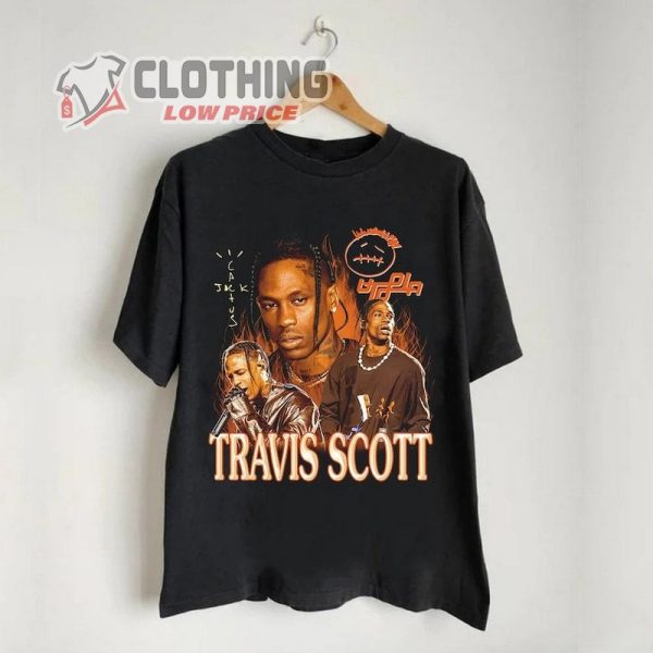 Vintage Travis Scott Shirt, Rapper Travis Scott Bootleg Shirt,Travis Scott Rap Hip Hop Clothing