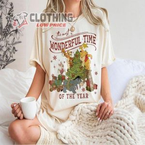 Vintage Winnie The Pooh Christmas Shirt, The Pooh And Friends Christmas Tree Shirt