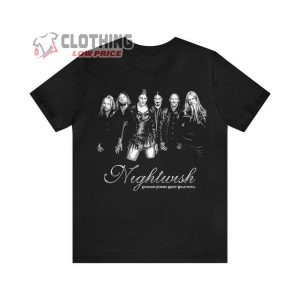 Within Temptation Nightwish Shirt, Within Temptation Nightwish Tour 2023 T-Shirt, Within Temptation Rock Band Members Unisex Short Sleeve Tee