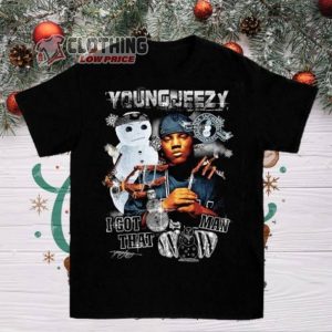 Young Jeezy T-Shirt, Young Jeezy Trending Tee, Young Jeezy Snowman Shirt, Young Jeezy Merch, Young Jeezy Tee Gift