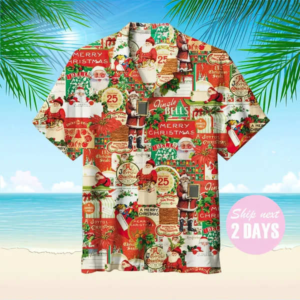 2. Christmas Hawaii Shirt: A Splash of Yuletide in Paradise